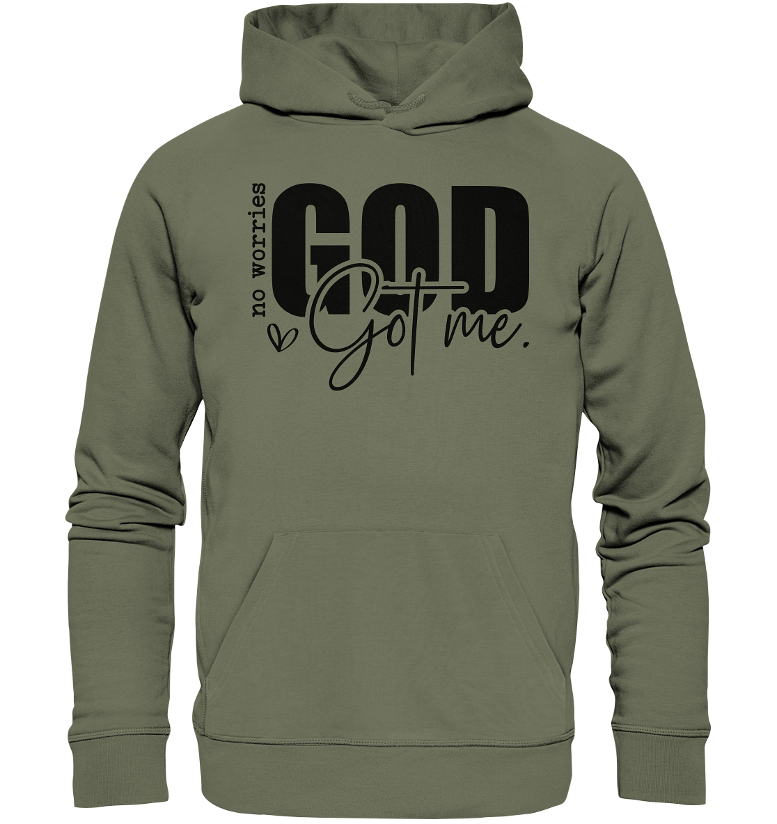 No worries, God holds me tight - Premium Unisex Hoodie