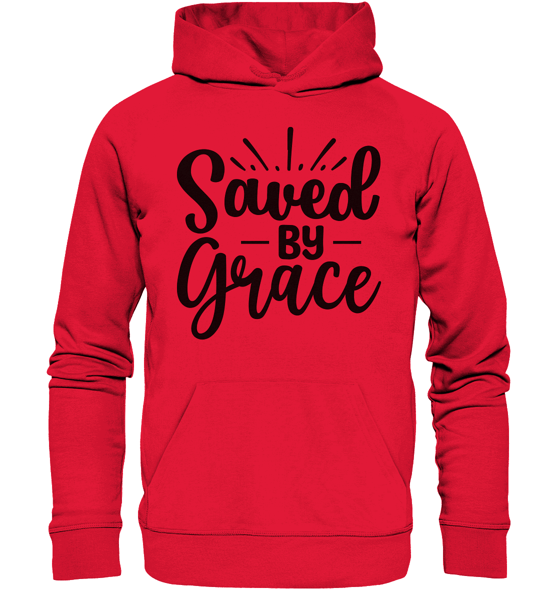 Saved by Grace – Dein Glaube, Dein Statement - Premium Unisex Hoodie