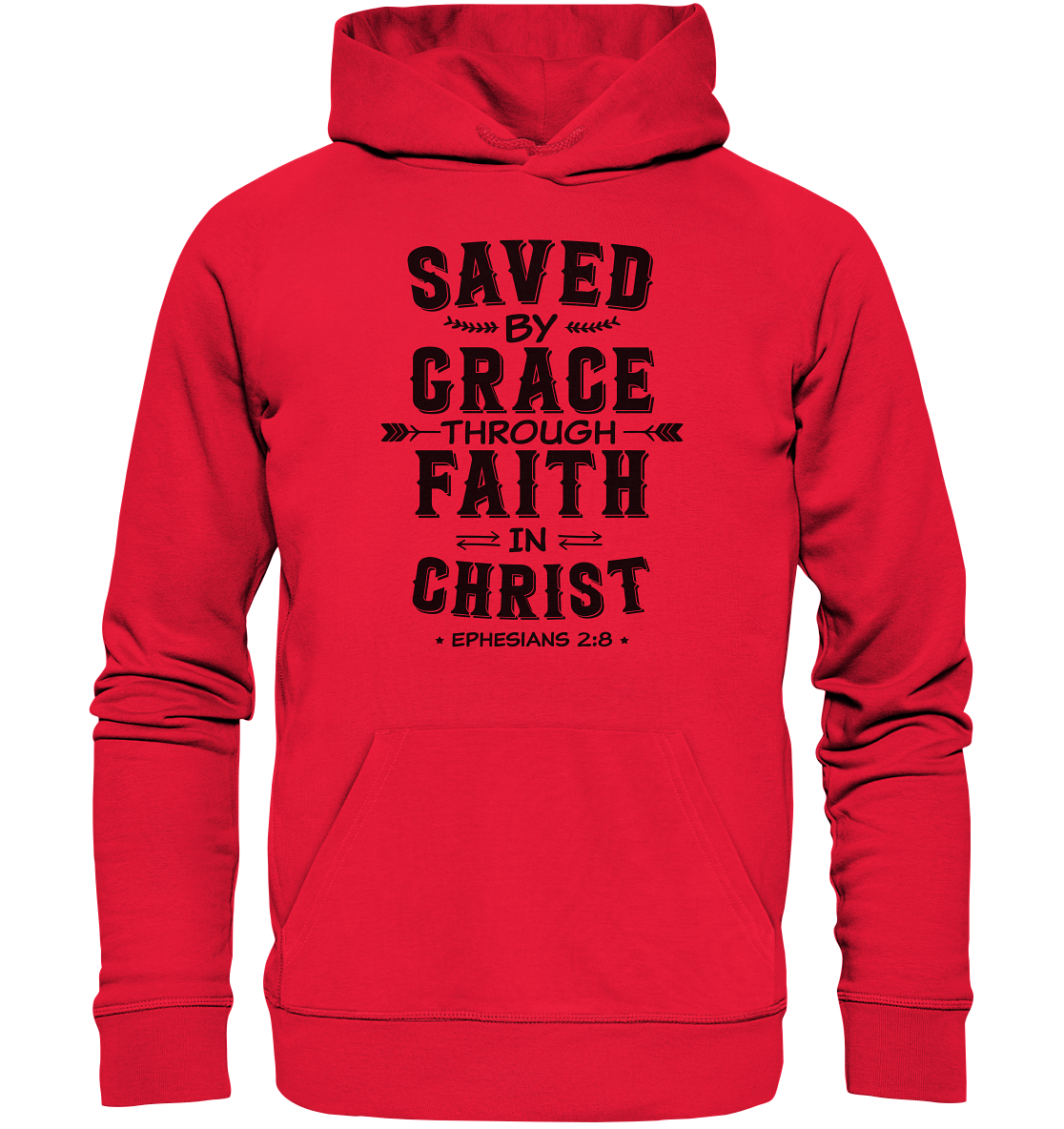 Saved by Grace through Faith in Christ  - Premium Unisex Hoodie