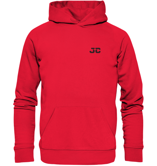 JC – Das Kreuz im Zentrum - Premium Unisex Hoodie