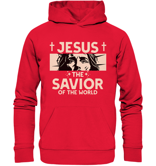 Jesus – The Savior of the World - Premium Unisex Hoodie