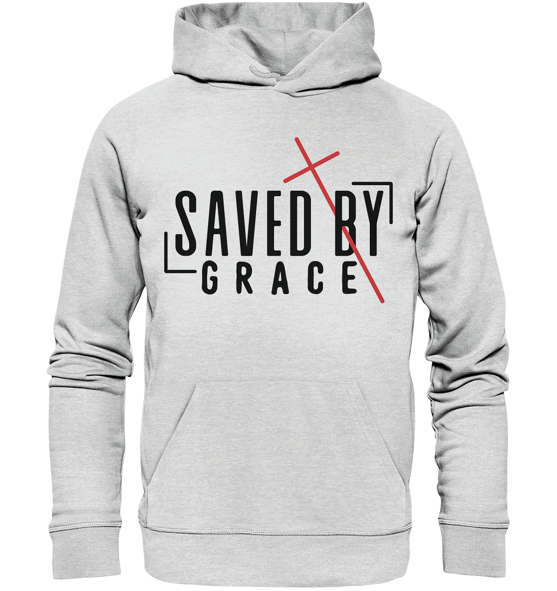 Saved by Grace – Ein kraftvolles Statement des Glaubens - Premium Unisex Hoodie