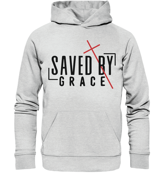 Saved by Grace – Ein kraftvolles Statement des Glaubens - Premium Unisex Hoodie