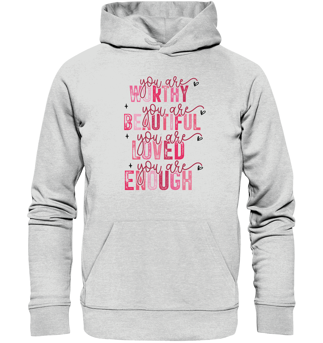 Du bist wertvoll – Eine Erinnerung an die Wahrheit - Premium Unisex Hoodie