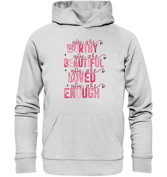 Du bist wertvoll – Eine Erinnerung an die Wahrheit - Premium Unisex Hoodie