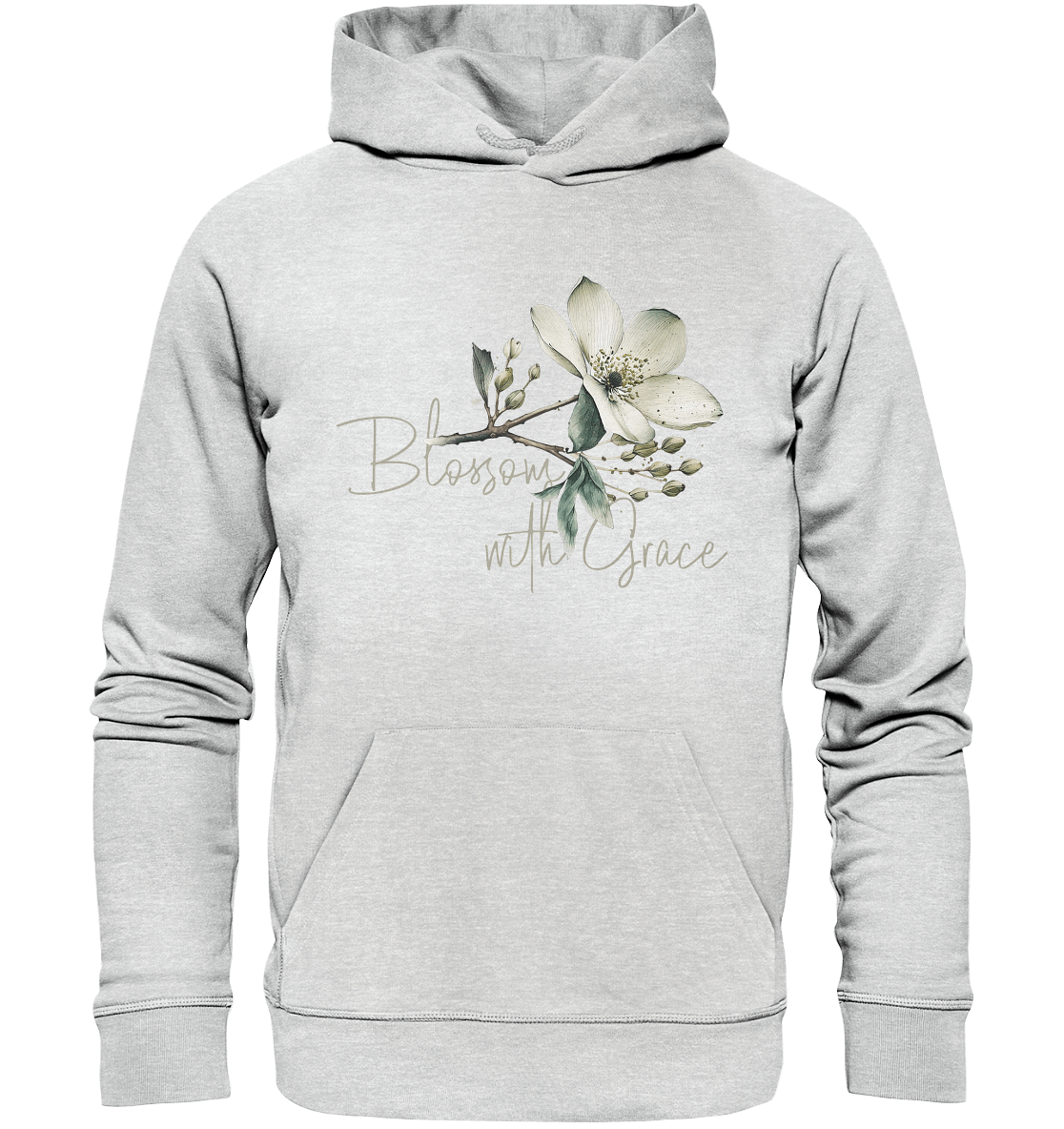 Blossom with Grace - Premium Unisex Hoodie