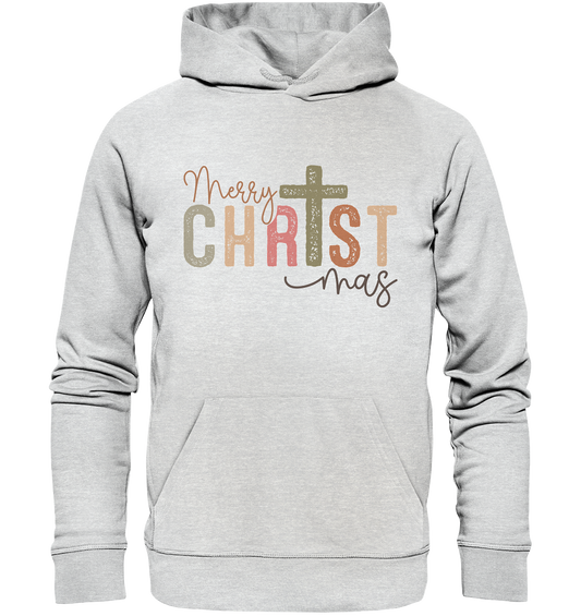 Merry CHRISTmas – Christ in the Center - Premium Unisex Hoodie