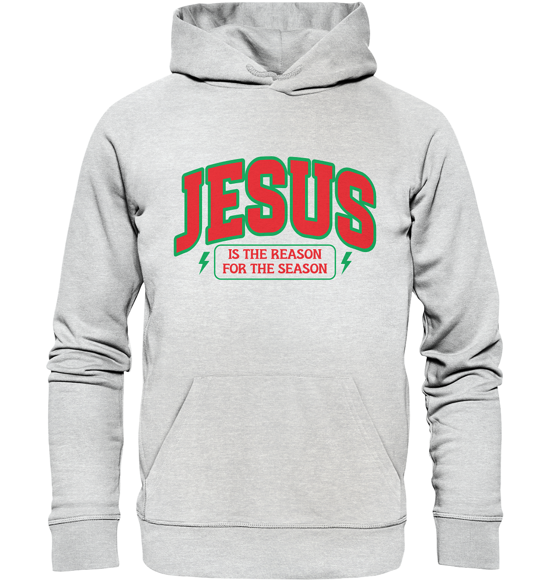 Jesus – Der Grund für die Weihnachtszeit (RG) - Premium Unisex Hoodie