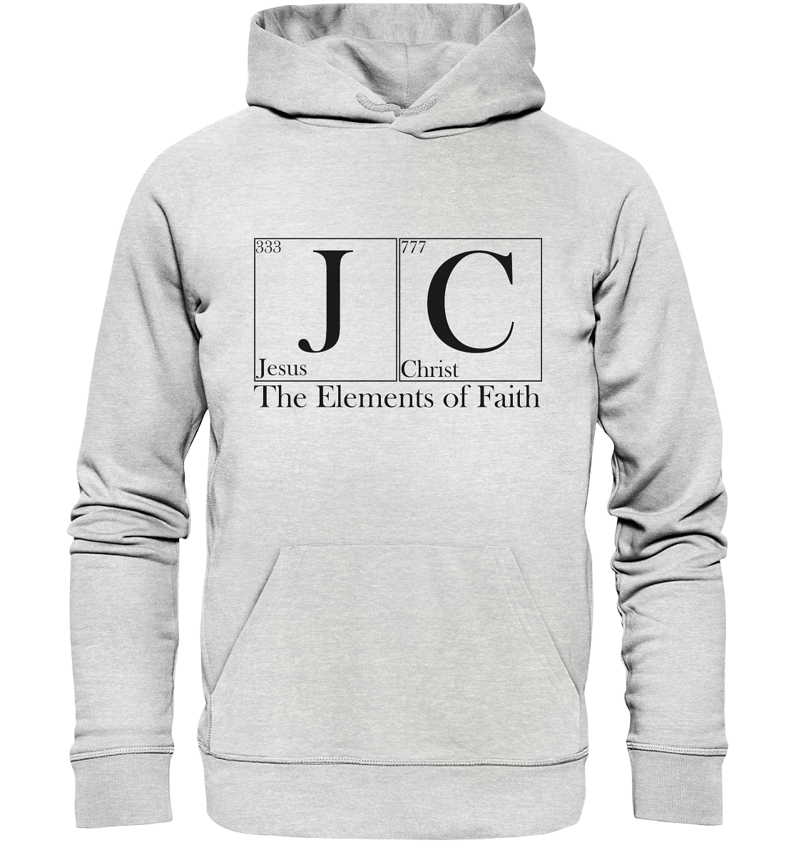 JC – The Elements of Faith - Premium Unisex Hoodie