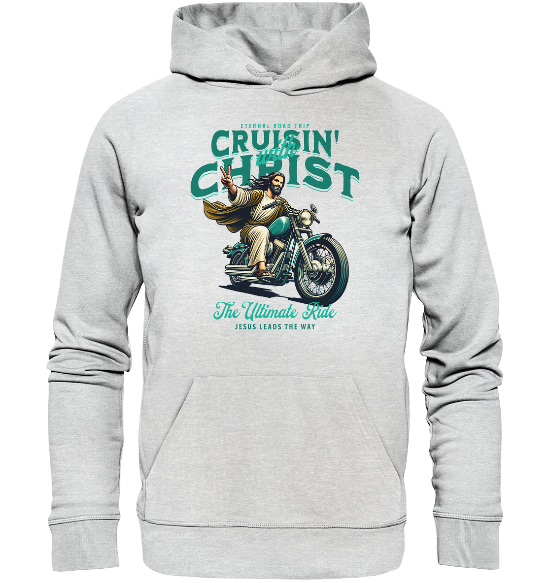 Eternal Road Trip – Cruisin' with Christ - Premium Unisex Hoodie