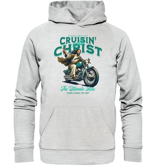 Eternal Road Trip – Cruisin' with Christ - Premium Unisex Hoodie