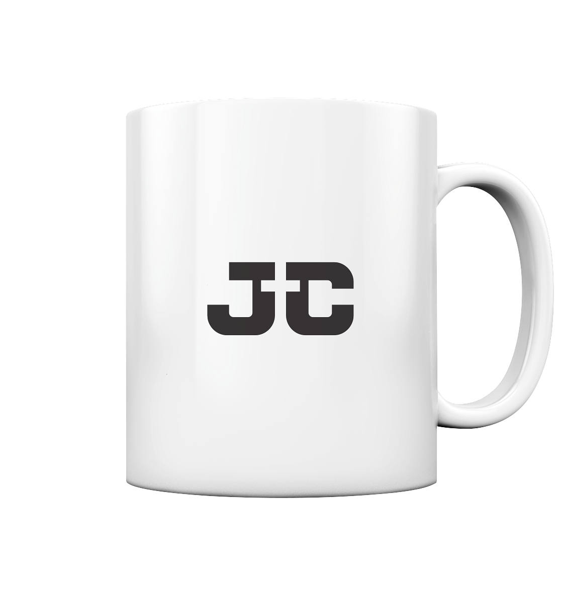 JC – Das Kreuz im Zentrum - Tasse glossy