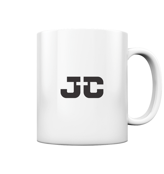 JC – Das Kreuz im Zentrum - Tasse glossy