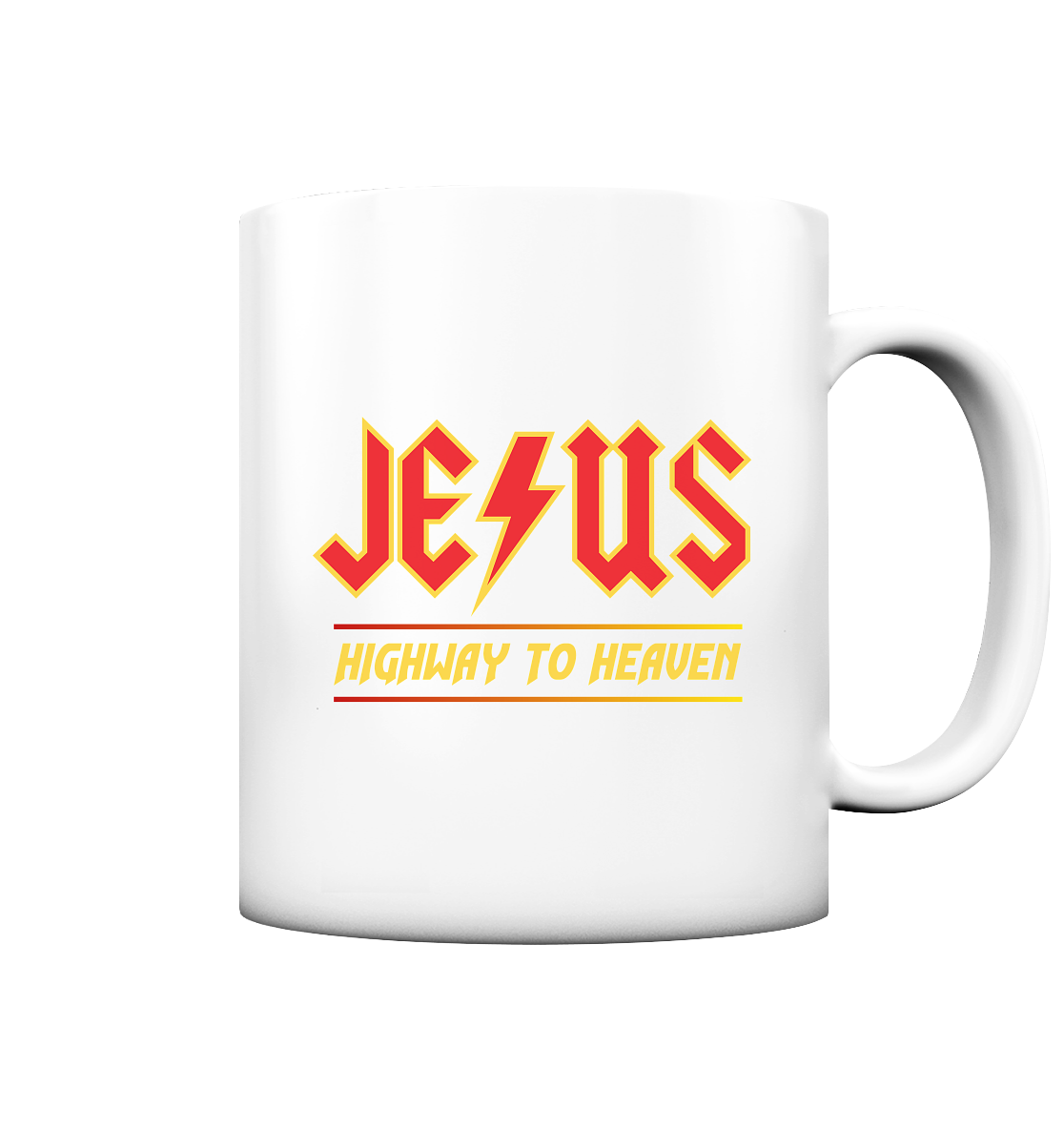 Jesus - Highway to Heaven - Tasse matt