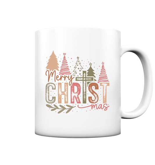 Merry CHRISTmas – Der wahre Fokus - Tasse matt