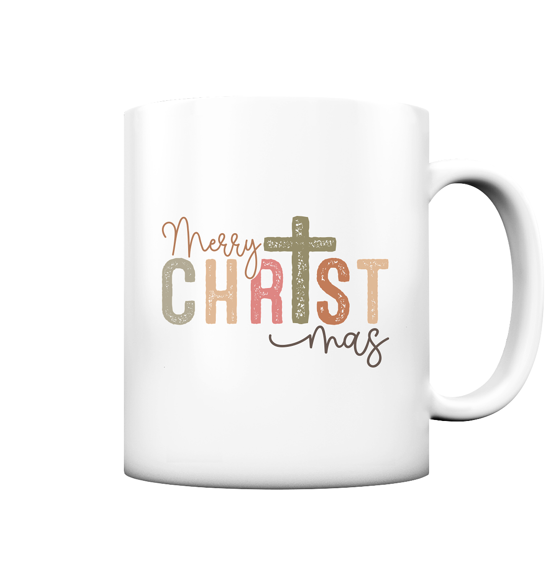 Merry CHRISTmas – Christ im Mittelpunkt - Tasse matt