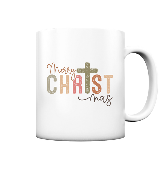 Merry CHRISTmas – Christ in the Center - Cup matt