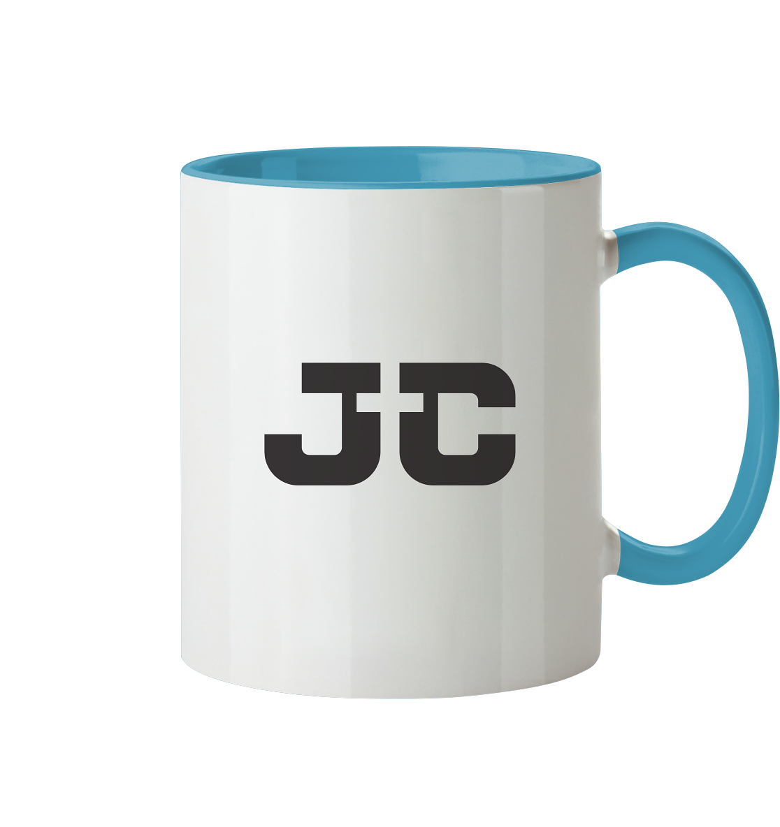 JC – Das Kreuz im Zentrum - Tasse zweifarbig