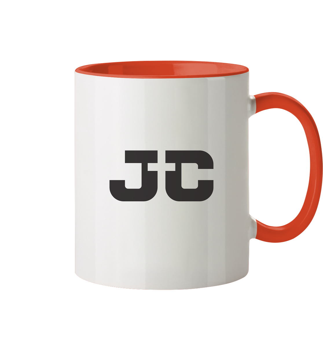 JC – Das Kreuz im Zentrum - Tasse zweifarbig