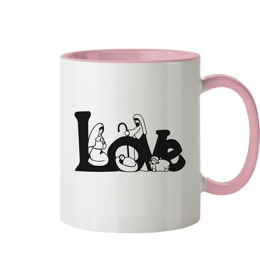 The love we experience at Christmas - Mug two-tone