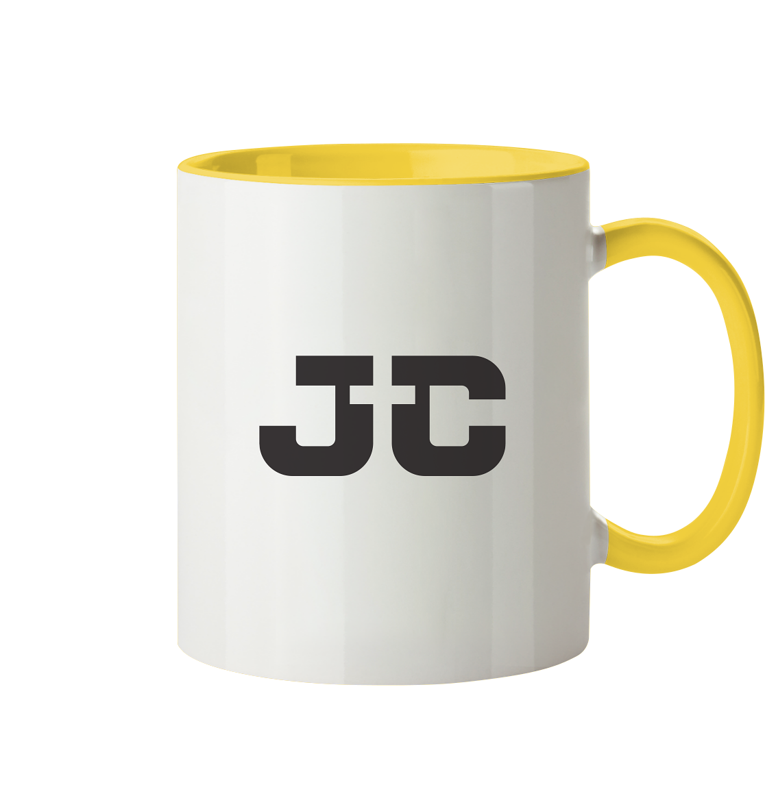 JC – Das Kreuz im Zentrum - Tasse zweifarbig