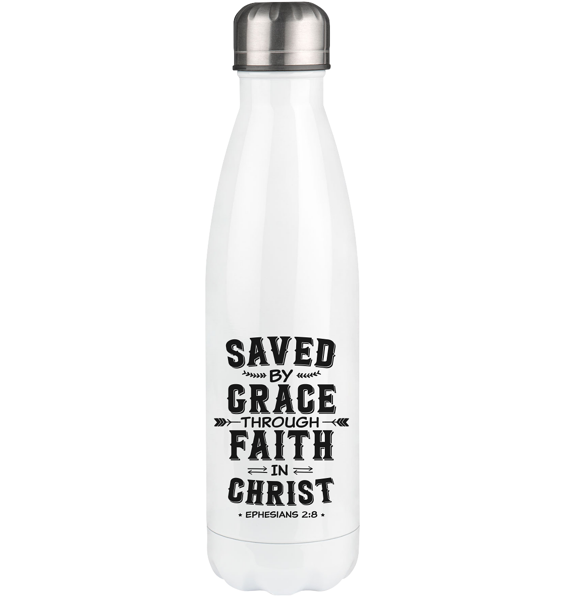 Saved by Grace through Faith in Christ - thermal bottle 500ml