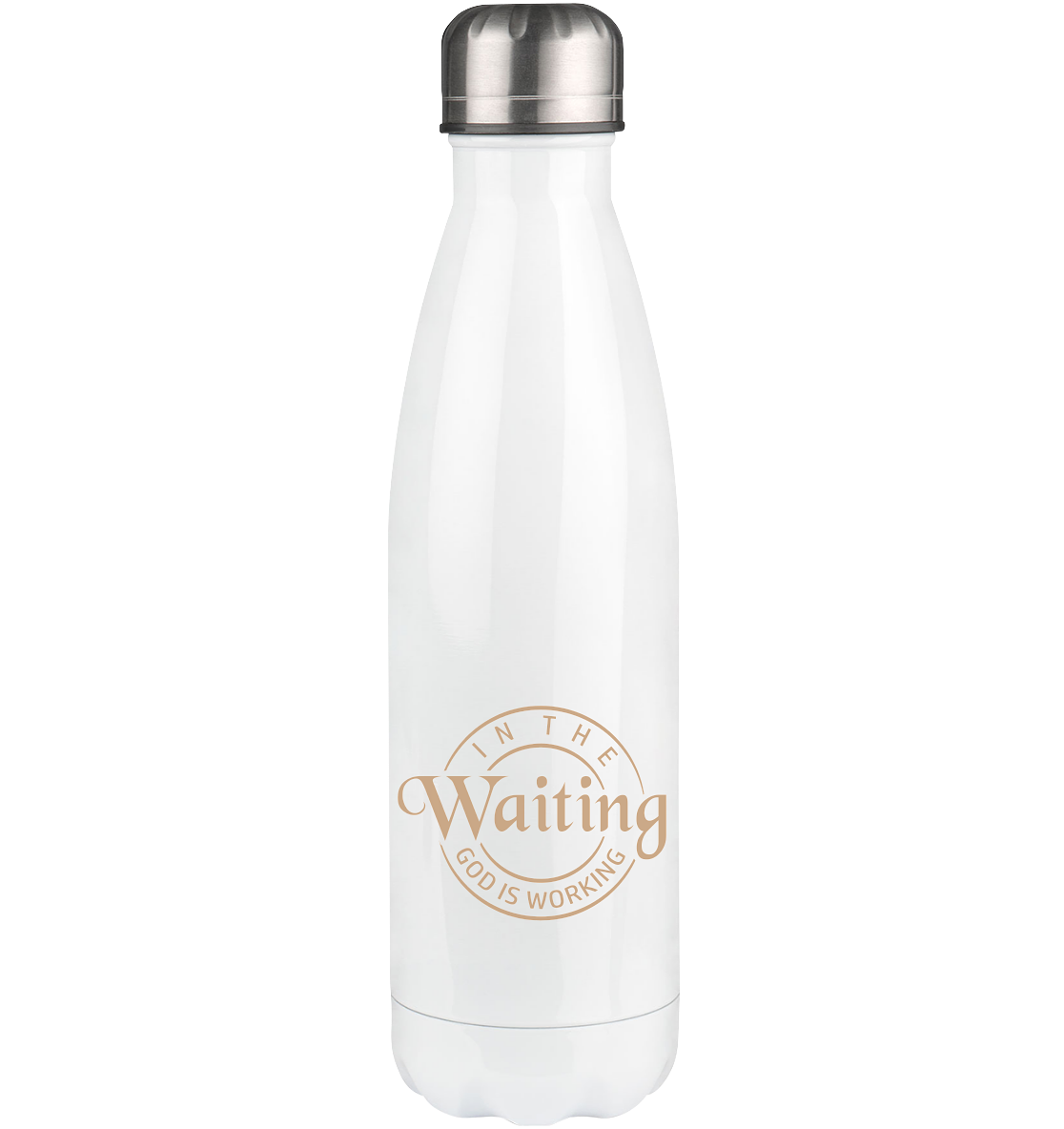 God works in waiting - Thermo bottle 500ml