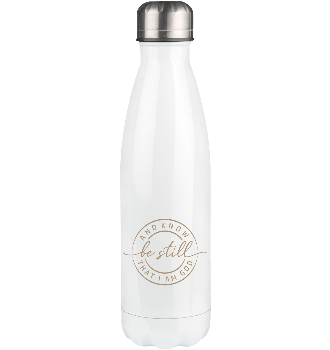 Be still – and recognize that I am God - Thermo bottle 500ml