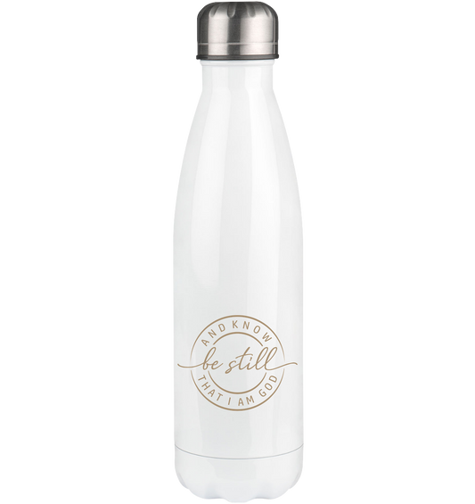 Be still – and recognize that I am God - Thermo bottle 500ml