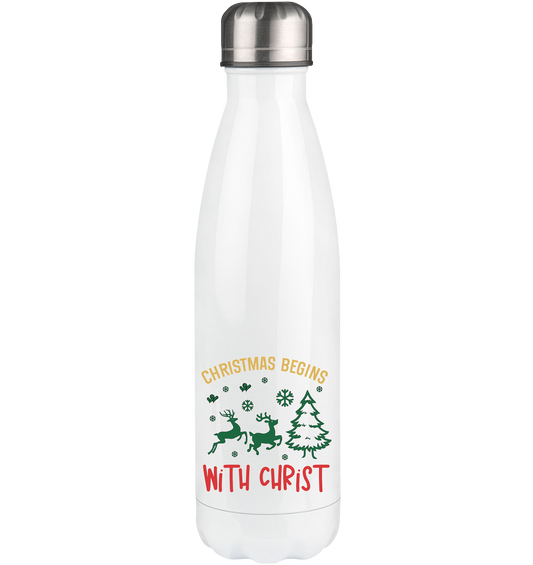 Christmas Begins with CHRIST - Thermoflasche 500ml